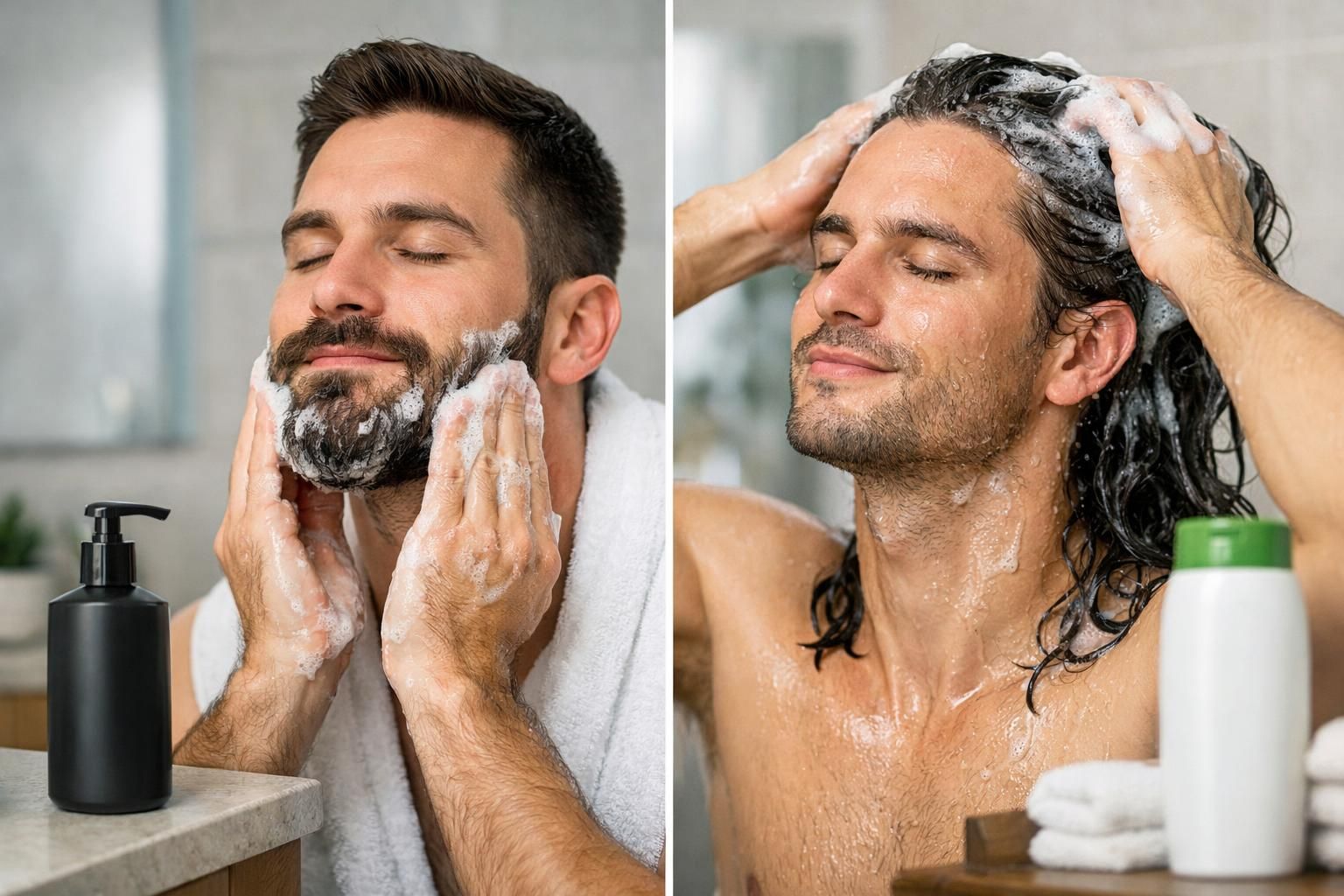 Shampoing barbe ou shampoing cheveux quelles sont les différences réelles Shampoing barbe ou shampoing cheveux quelles sont les différences réelles